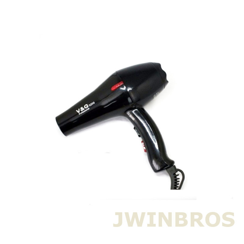 V&G HAIR DRYER BLACK