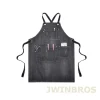 STYLISH HAIR CUT APRON JEANS