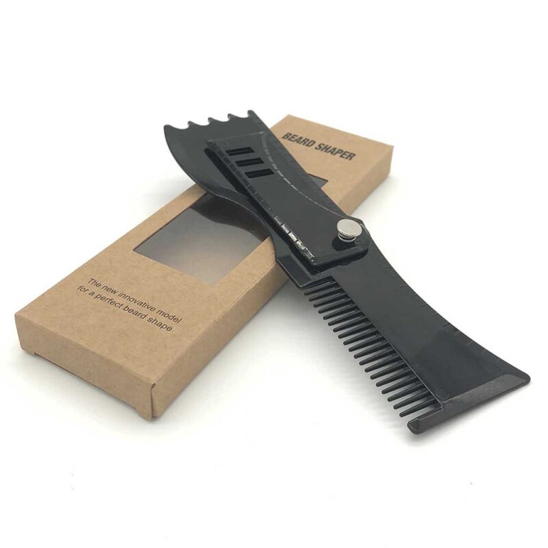 Facial Hair Shaping Tool Beard Ruler Beard Grooming Comb Beard Styling ...