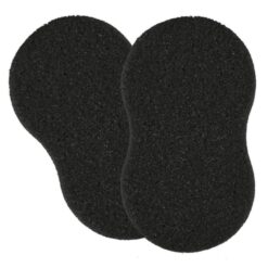 Salon Barber Neck Duster Cleaner Sponge Broken Hair Sweep Sponge Brush Black