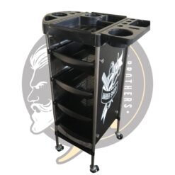 Key Features: Multi-level Storage: Keeps your tools neatly organized in separate compartments. Durable Construction: Built to withstand the daily hustle of a barbershop. Easy Mobility: Equipped with smooth, lockable wheels for hassle-free movement. Sleek Design: Available in various finishes to match your shop's interior. This trolley is perfect for any professional barber looking to stay efficient and organized without compromising on style.